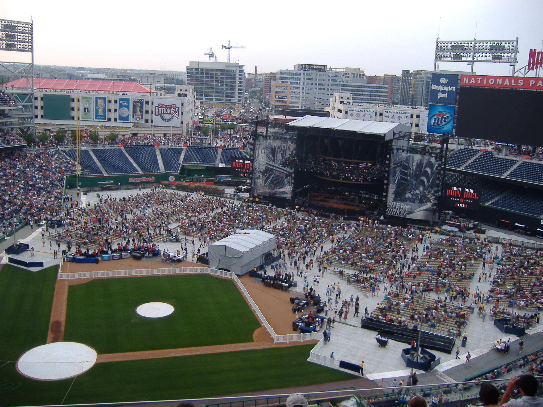 One Direction Nationals Park Seating Chart